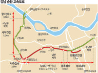 강남순환도로 새로 건설
