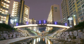 과천 삼성래미안 에코팰리스 단지내 조경 호응