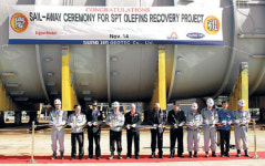 성진지오텍， 초대형 정유플랜트 출하식