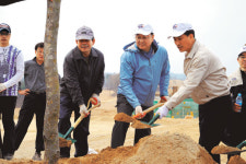 건설공제조합，세종골프클럽서 식목행사