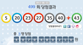 [로또 499회 당첨번호 다시보기]우등생 ‘40’과 ‘20’의 동시출현