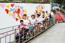 금호건설 서울 한남동에 아름다운 벽화 거리 조성