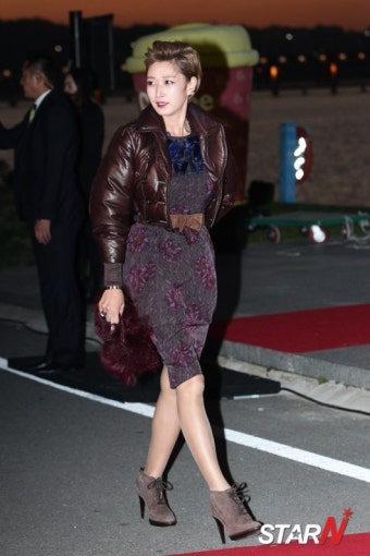 [포토] 변정수 '패셔니스타의 강렬한 가을 패션'