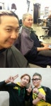 하하 염색 인증샷 공개, “10년만에 염색을 스타일리스트와 함께”