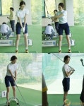 ‘원더풀 마마’ 이청아, 골프 연습에 푹 빠진 촬영 모습 공개