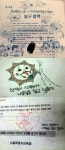 햇빛이 선명하게 나뭇잎을 핥고 있었다?.. 필적 확인용 문장 ‘화제’
