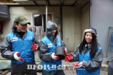 석유공사, 안양지역 ‘연탄나르기’ 봉사활동