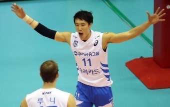 ‘최홍석 25점’ 우리카드, 대한항공 완파하고 3연승 질주