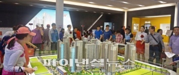 송담 힐스테이트 북적, 주말 3일동안 1만1000명 방문