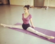 강소라, 발레로 다진 각선미란 이런 것