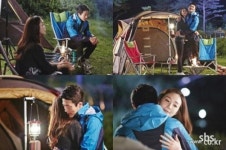 월화드라마 ‘유혹’ 권상우-최지우, 오붓한 캠핑 로맨스 포착