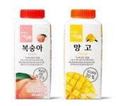 자연과 사람들, 과일 착즙 복숭아·망고 냉장주스 2종 출시