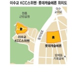 도로 하나 차이로..집값 극과 극