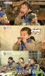 ‘슈퍼맨이 돌아왔다’ 삼둥이 대한민국만세, 오리고기 이어 김먹방까지
