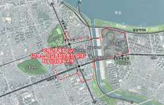 한전 부지 국제교류복합지구 종합운동장·탄천 일대까지 확장