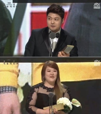 [백상예술대상] 전현무-이국주 남여 예능상 ‘한 해의 웃음을 책임진 예능인들’