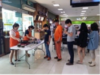 도공 괴산휴게소 김치전 등 무료 제공 호응