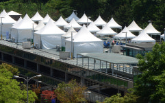 삼성서울병원 옥상 선별진료소