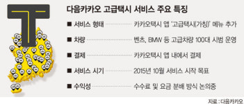 전열 정비한 다음카카오, 고급택시로 수익 창출 시동 건다