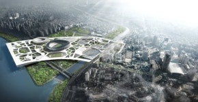 코엑스~잠실운동장 공중으로 연결 잠실운동장 일대 개발 국제공모 우수작 발표