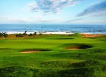 링크스골프의 진수 중국 칭다오 타이거비치 골프링크스, 스코틀랜드 커누스티 판박이