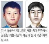 성장예측 몽타주로 실종아동 찾는다