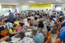 동명대, 지역 어르신 초청 삼계탕 대접