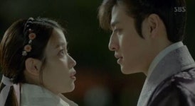 ‘달의 연인-보보경심 려’ 강하늘, 아이유와 키스 할듯 말듯...코앞 밀착 ‘심쿵’