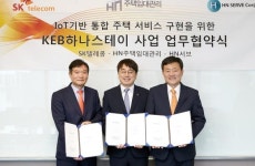 SKT가 지닌 첨단 ICT 서비스가 KEB하나스테이에 접목된다