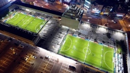 홈플러스, 대형마트 옥상 활용한 풋살파크 전국 확대..체육시설 활용한 新 상생모델 