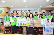 프랜차이즈협회 28차 봉사활동..‘이삭의 집’저녁 배식 및 후원금·후원품 전달