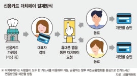 한명이 카드 긁어도 더치페이 가능해진다