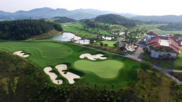 [정대균 기자의 한국 골프장 산책] 전남 장흥 JNJ골프리조트.. 봄을 품은 명품코스 ‘정남진’