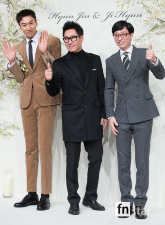 [포토] 이광수-지석진-유재석, ‘런닝맨팀도 왔어요’
