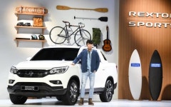 쌍용차, 렉스턴 스포츠 발표