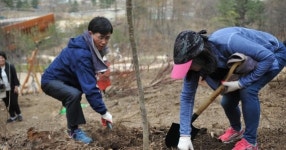 경기도, 남양주 물맑음수목원서 식목행사 진행