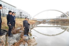 오수봉 하남시장 망월천 수질오염 현장점검