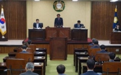 동해시의회 임시회  이창수 의원,재해대비 사방댐의 원래목적 활용 발언