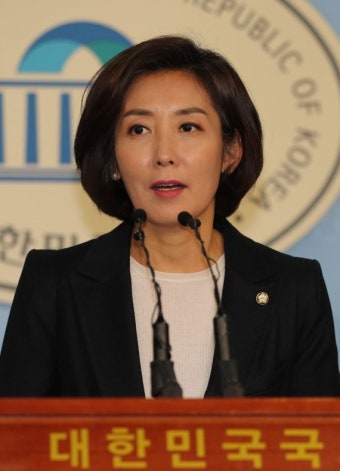나경원 원내대표 출마 공식화 