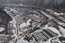 [포토] 황태가 익어가는 2월의 마을풍경