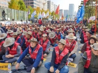한국노총 3만 조합원 한 목소리..정부 노동정책 후퇴 거듭