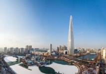 롯데월드타워, ‘코로나19’ 극복 위한 희망의 빛을 밝힌다