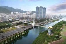 부산 구포 낙동강변에 보행교 금빛노을브릿지 내달 착공