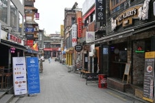 한산한 이태원 거리
