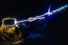 부산 송도해수욕장 명물 ‘송도용궁구름다리’ 복원