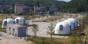  강원도 동해안 최북단 명파해변 오토캠핑장 개장