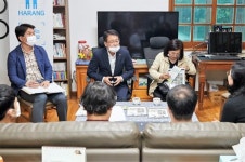 [fn포토] 김태엽 서귀포시장, 사회복지시설 소통 행보