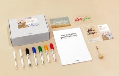 모나미-하비풀, 온라인 영문 캘리그라피 수업