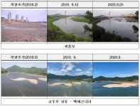 충남도 금강 보 개방 뒤 자연성 회복