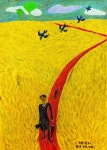 고독의 화가 장욱진의 理想鄕...동산위에 나무, 그위에 집, 그안에 가족